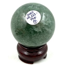 Grn jordbr kvarts kugle-9