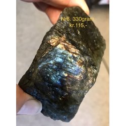 Natur r sm labradorit stykke-18