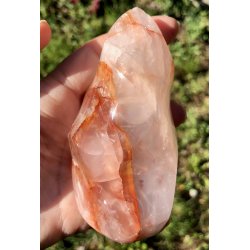 Hematoid kvarts / ild kvarts flamme-3