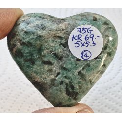 Amazonit med rgkvarts hjerte-14