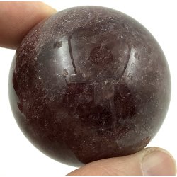 Jordbr kvarts kugle-2