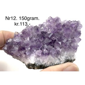 Sm ametyst krystal klynge-12