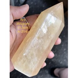 Stor honning calcit krystal trn-4