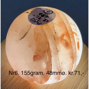 Hematoid kvarts / ild kvarts kugle-6