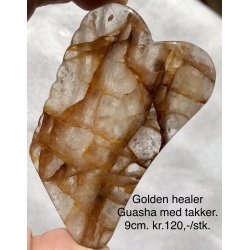 Golden healer guasha med takker. 