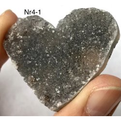 Druzy ametyst eller agat hjerte nr4-7 til kr.50,-