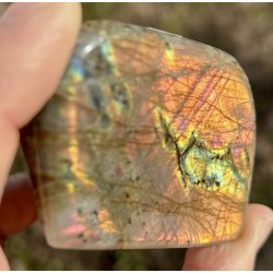 Labradorit pink/lilla flash Freeform-3