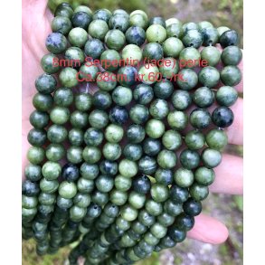 Serpentin 8mm. 38cm. 