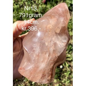 Hematoid kvarts / ild kvarts flamme-13