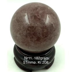 Jordb�r kvarts kugle-11