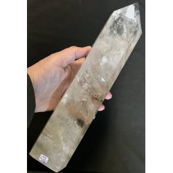 Stor bjergkrystal og citrin kvarts trn 1,8kg. 30cm. 