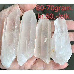 R bjergkrystal stav, 60-70gram. 