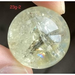 Sm citrin kugle, 23gram. 25mm. 