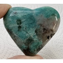 Amazonit med rgkvarts hjerte-8