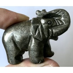 Pyrit elefant. 3x5cm. 