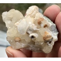 Smukke natur Apophyllit fra Indien -2