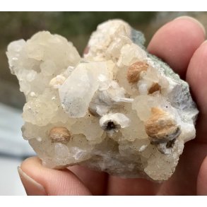 Smukke natur Apophyllit fra Indien -2