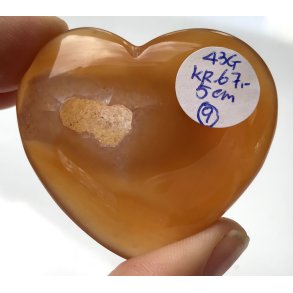 Druzy karneol hjerte-9