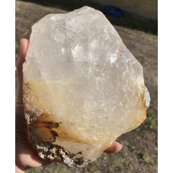 Natur r bjergkrystal spids fra Himalaya-11