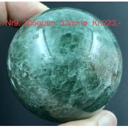 Grn jordbr kvarts kugle-9