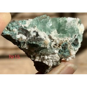 Smukke natur Apophyllit fra Indien -15