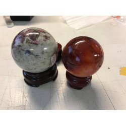 Tr fod til krystalkugle sm. 