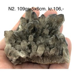 Rgkvarts krystal klynge-2