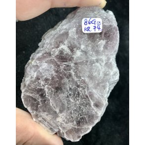 Lepidolit sten plade 86gram. 