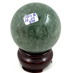 Grn jordbr kvarts kugle-6