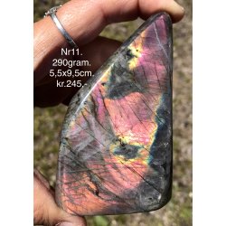 Labradorit pink/lilla flash Freeform-11