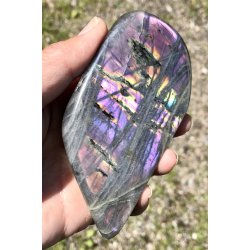 Labradorit pink/lilla flash Freeform-17