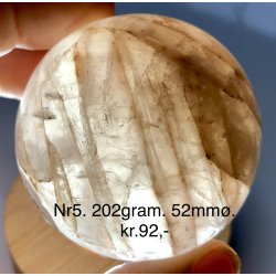 Hematoid kvarts / ild kvarts kugle-5