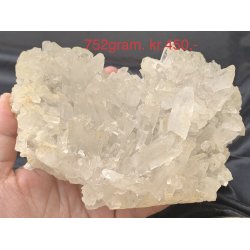 Stor bjergkrystal klynge 752gram. 