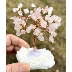 Krystal tr-bjergkrystal fod+rosakvarts