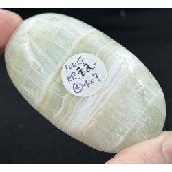 Caribisk calcit palmstone -4, 100gram. 