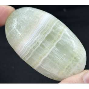 Caribisk calcit palmstone -4, 100gram. 