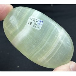 Caribisk calcit palmstone -5, 112gram. 