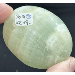Caribisk calcit palmstone -7, 80gram. 