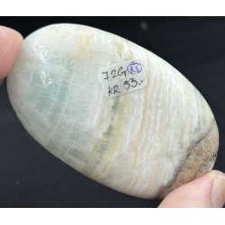 Caribisk calcit palmstone -15,72gram. 