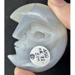 Druzy agat/ametyst m�neansigt-17