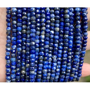 Lapis. 3x4mm. Ca.38cm. 