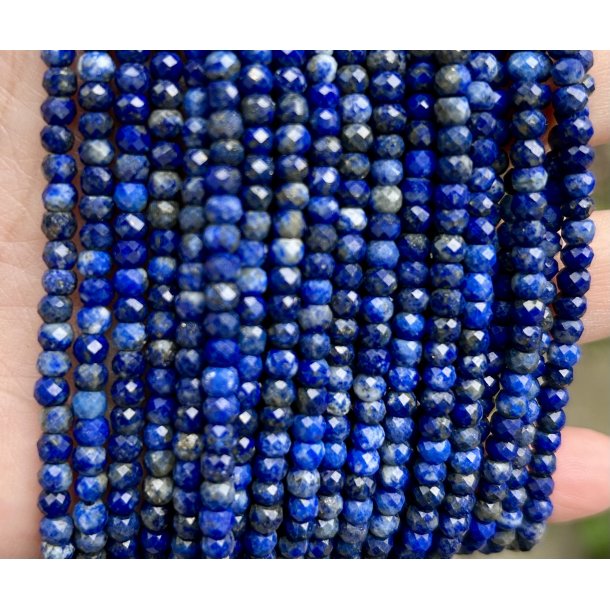 Lapis. 3x4mm. Ca.38cm. 