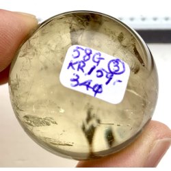 Sm Citrin kugle. 58gram. 34mm. 