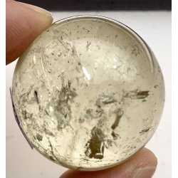 Sm Citrin kugle. 48gram. 31mm. 