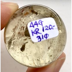 Sm Citrin kugle. 44gram. 31mm. 