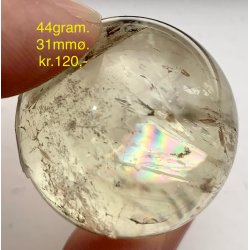 Sm Citrin kugle. 44gram. 31mm. 