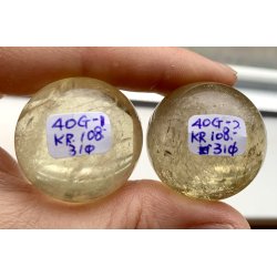 Sm Citrin kugle.  40gram. 31mm. 