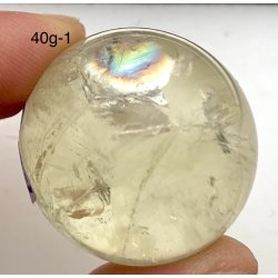 Sm Citrin kugle.  40gram. 31mm. 