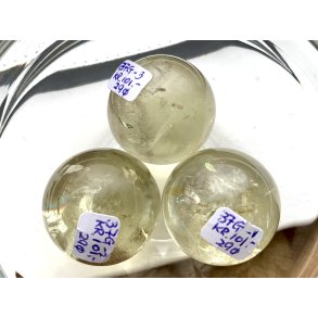 Sm Citrin kugle. 37gram. 29mm. 