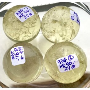 Sm Citrin kugle. 33gram. 28mm. 